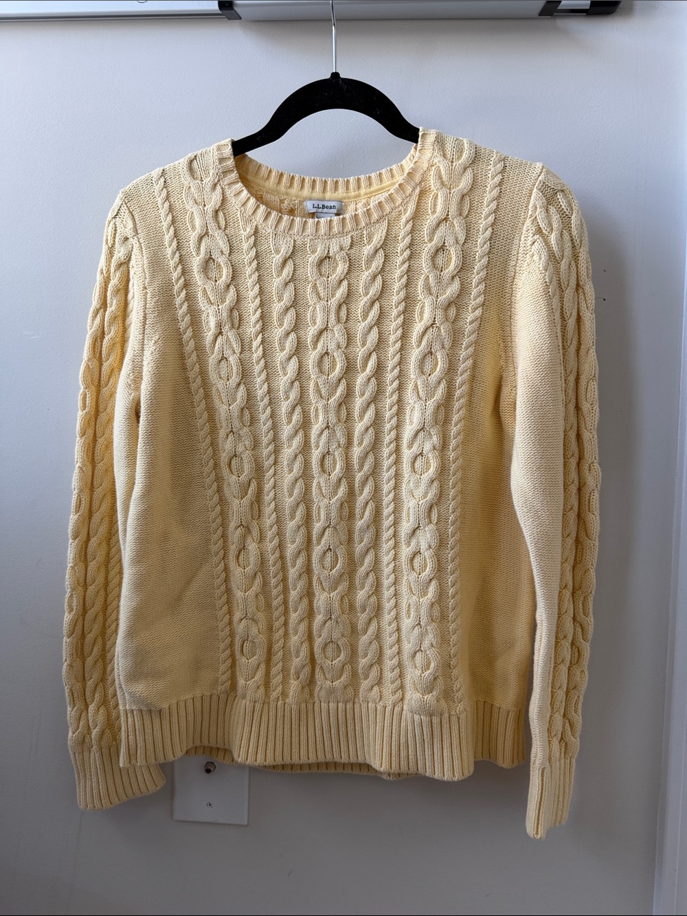 L.L. Bean Women's Cable Crewneck Sweater
